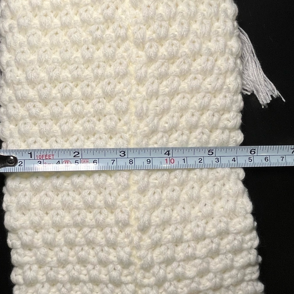 Cozy Knit Cream Christmas Stocking color Cream - Picture 4 of 5
